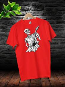 Men T-Shirts - 紅色 - 查看 1