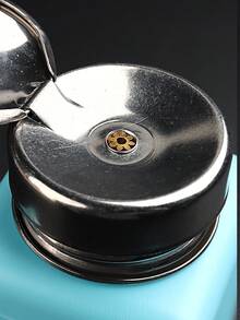 180 毫升藍色不銹鋼洗甲水泵空分配器瓶用於酒精、指甲油和卸妝水金屬頂蓋 - 彩色 - 查看 5