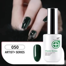 綠色果凍閃光凝膠指甲油,適用於指甲藝術diy,13ml色號050珍珠綠 - 綠色 - 查看 8