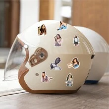 50 Pieces  DIY Cartoon Waterproof Motor Car Stickers Helmater Stickers Home Decal Stickers Back To School - Multicolor - View 10