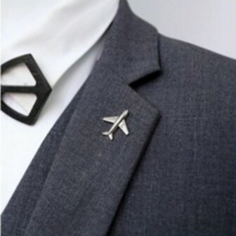 Épingle D'accessoire De Costume Pour Hommes, 1 Pièce, Pour Col De Chemise, Style Simple Et À La Mode