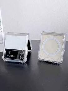 Transparent TPU Anti-Impact Phone Case For Samsung Z FLIP 3,4,5,6 - 無色 - 查看 5