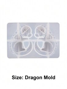 DIY Epoxy Resin Mold, Dragon Egg Mold For Resin Casting 3D Dragon Shape Epoxy Resin Silicone Mold Set Lamp Base For DIY Resin Epoxy Casting Craft, Polymer Clay, Home Decor, Gift