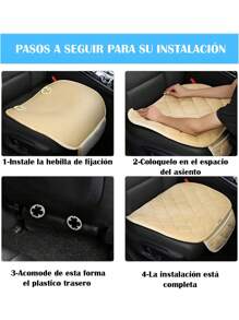 Kit De Fundas Universales Para Asientos De Automóvil Con 3 Piezas - Negro - Ver 7