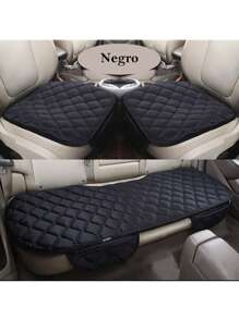 Kit De Fundas Universales Para Asientos De Automóvil Con 3 Piezas - Negro - Ver 1