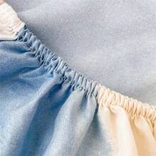 1 件高支数印花床笠，设计床上用品套装，适用于各种床垫尺寸，360°全覆盖保护，不包括枕头 - 彩色 - 查看 9