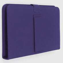 Funda con teclado para tablet 10" pulgadas Micro USB V8 Tipo C - Morado - Ver 2