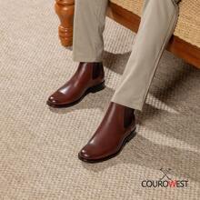 Dress Shoes - 酒紅色 - 查看 3