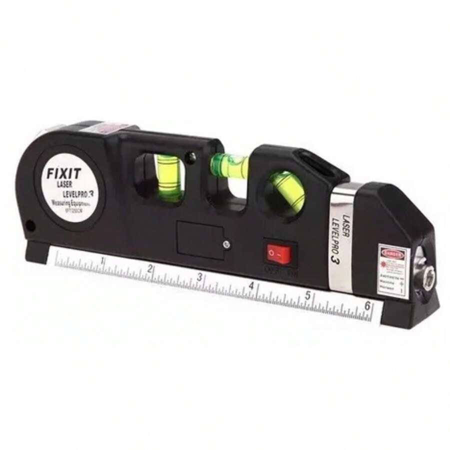 Nível Laser Profissional Trena Level Pro3 Estágios Nivelador - Preto - Visão 1