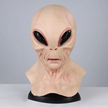 1pc Multicolor Latex Et Alien Head Mask Suitable For Costume Party, Gathering With Friends, Cosplay, Etc. - Multicolor - View 11