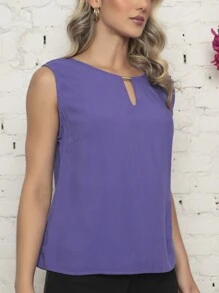 Women Blouses - Màu đỏ tím - Xem 5