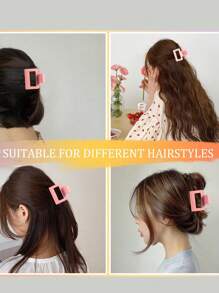 4 cái Vuốt tóc phong cách giản dị cho nữ, để trang trí - Nhiều màu - Xem 6
