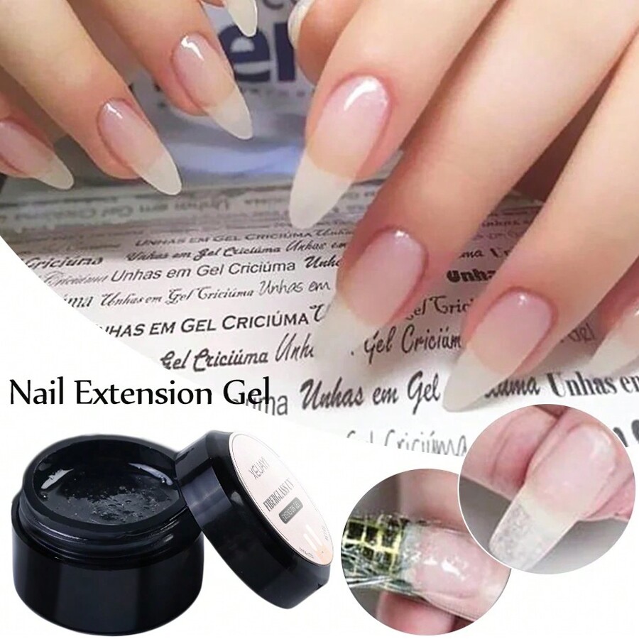 XEIJAYI 1Pc 8g Fiber Nail Repair Gel For Broken Nails, Transparent Nail