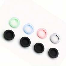 4PCS Replacement Silicone Analog Controller Joystick Luminous Thumb Stick Grips Caps Cover Compatible With PS4 PS3 PS2 One/360 Game Controller - Transparent Black - View 9