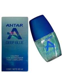 Fuller Antar , Antar Deep Blue And Antar Amber. Cologne With Atomizer For Men 60 Ml - Blue - View 3