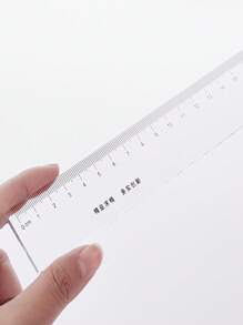 1 pieza Regla rígida estándar de 30 cm (Producto Premium A+), Regla, Reglas - Naranja - Ver 6