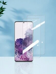 Tấm bảo vệ màn hình độ nét cao bằng nhôm phẳng Tương thích với điện thoại di động Samsung, 1/2/3 miếng - trắng - Xem 1