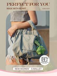 PFY PERFECT FOR YOU 非常適合您 Pfy 女士斜背包 健身包 手提包 隨身包 女士旅行包 防水斜背包 肩背包 - 綠色 - 查看 2