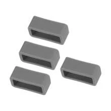 4 Pcs Watch Band Loop Holder Keeper For Resin Belt, Replacement Fastener Rings For Silicone Leather Rubber Watch Strap, Fastener Retainer Size 12 14 16 18 20 22mm As A Gift For Students Returning To School