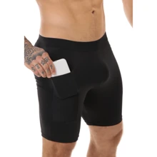 Men Thermal Underwear Sets - 黑色 - 查看 2