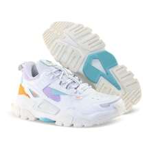 Men Sneakers - 白色和淡紫色 - 查看 4