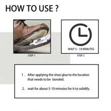 JAYSUING 1pc 50ml Shoe Repair Adhesive Instant Fixing Worn Shoes Sneakers Boots Sole Bond Strong Glue Waterproof Mending Tool - White - View 5