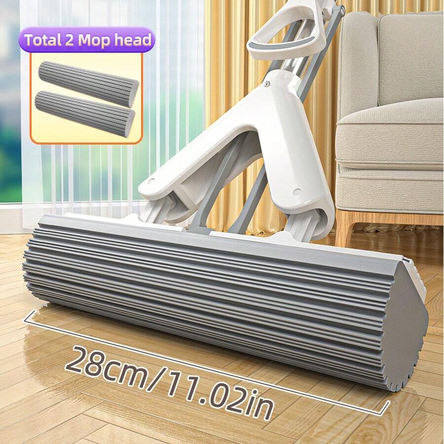 Squeeze SelfDraining Collodion Mop Wood Floor Tiles Spin Household