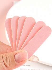 100 PCS Pink Mini Nail File, Disposable Nail File Double Sided Emery Board Suitable For Natural Acrylic Fake Nails Home And Salon Use