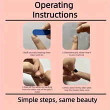 1盒24片三葉草設計美甲貼紙,聖帕特裡克節短方型假指甲帶葉/壓著設計,綠色法式尖端,女性和女孩子的時尚幸運四葉草設計美甲裝飾 - 綠色 - 查看 4