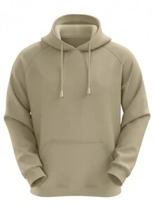 Men Hoodies - Beige - View 4