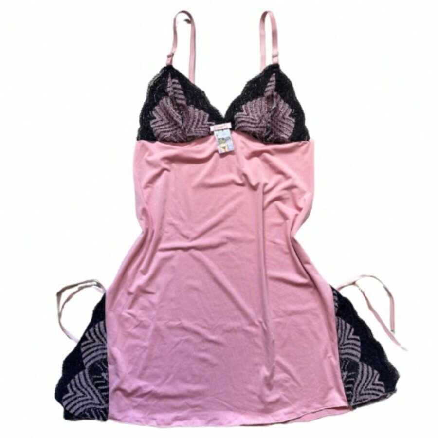 Women Nightgowns & Sleepshirts - Màu hồng gỉ - Xem 1