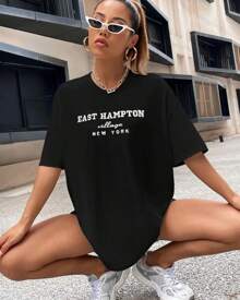 Women T-Shirts - 黑色 - 查看 1