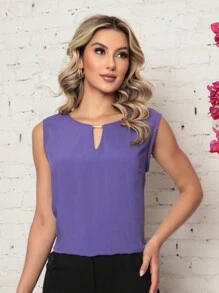 Women Blouses - Màu đỏ tím - Xem 4