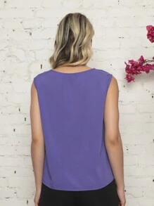 Women Blouses - Màu đỏ tím - Xem 2