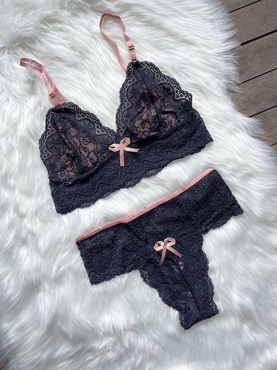 Women Sexy Lingerie Sets - 黑色 - 查看 1