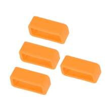 4 Pcs Watch Band Loop Holder Keeper For Resin Belt, Replacement Fastener Rings For Silicone Leather Rubber Watch Strap, Fastener Retainer Size 12 14 16 18 20 22mm As A Gift For Students Returning To School