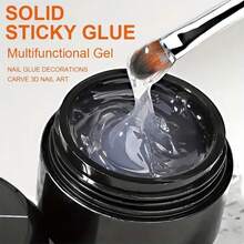 XEIJAYI 1pc 5g Super Strong No-Wipe Nail Gel Glue, Suitable For Rhinestones, Resin Gems Jewelry Adhesive, Acrylic Nail Stickers, Can Be Used In Nail Salons And DIY Home Manicure - 無色 - 查看 2
