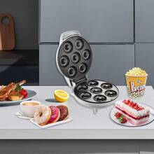 Maquina para hacer 7 Donas Repostería Eléctrica - Multicolor - Ver 3