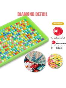 Diy 1PC Meditation Mandala Diamond Painting Full Round Diamond Home Decor Picture Of Diamonds Diamond Mosaic Cross Stitch Kits 30x40cm Or 40x50cm - Multicolor - View 6