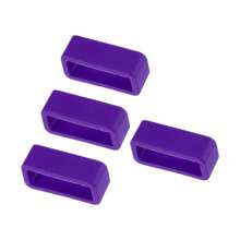 4 Pcs Watch Band Loop Holder Keeper For Resin Belt, Replacement Fastener Rings For Silicone Leather Rubber Watch Strap, Fastener Retainer Size 12 14 16 18 20 22mm As A Gift For Students Returning To School