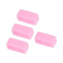 4 Pcs Watch Band Loop Holder Keeper For Resin Belt, Replacement Fastener Rings For Silicone Leather Rubber Watch Strap, Fastener Retainer Size 12 14 16 18 20 22mm As A Gift For Students Returning To School