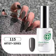 GIRL PLUS 灰色凝膠指甲油,13毫升可uv固化凝膠指甲油,適用於藝術diy指甲油,顏色115室內泥 - 灰色 - 查看 7