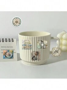 45 Stücke Zeit Ring Aufkleber, Kreative Retro Alte Dinge Uhren Diy Material Aufkleber. Geeignet Für Fotoalben, Tagebücher, Tassen, Notizbücher, Handys, Scrapbooks