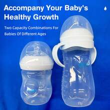 婴儿PP塑料奶瓶，适合新生儿