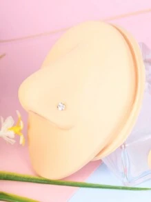 CIZME 8 piezas/set Pendientes de nariz de plata y oro para mujeres de 18G 20G, pendientes de nariz en forma de sacacorchos en L, pendientes de nariz de acero inoxidable, joyas de piercing de nariz de acero inoxidable para fosa nasal