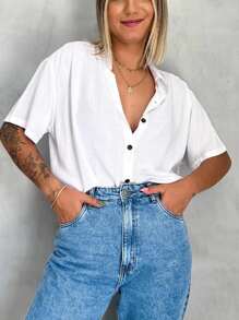 Women Blouses - 白色 - 查看 7