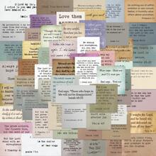 60 件圣经经文贴纸乙烯基贴纸剪贴簿、日记本、笔记本电脑、保险杠、滑板、水瓶、电脑、手机、卡通、安全帽、汽车贴纸和贴花 - 彩色 - 查看 1