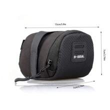 B-SOUL Bike Tail Bag Saddle Bag Mountain Bike Road Folding Bike Cushion Bag Bike Tail Bag