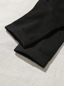 10đôi Nam Đen Màu sắc Đơn giản & Thoải mái Vớ giữa bắp chân Đối với Tất cả các mùa - màu đen - Xem 5