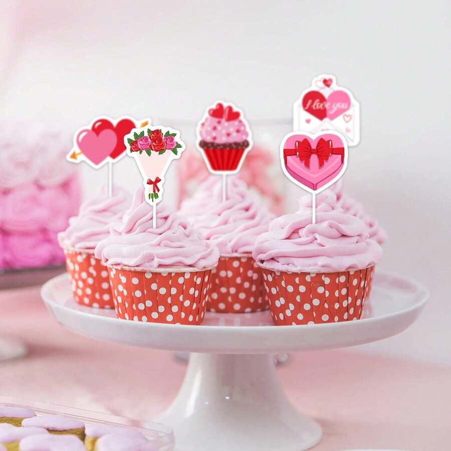 Miliocry 50 件捲邊紙杯蛋糕紙杯,防油巧克力蛋糕紙杯,鬆餅烘焙杯,不沾蛋糕紙杯蛋糕紙杯蛋糕烘焙工具,耐烤箱高溫 - 紅色 - 查看 1